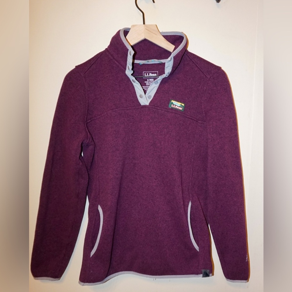 L.L. Bean Sweater Sweater Fleece Pullover - Women’s Small